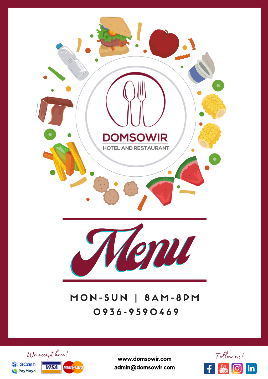 Domsowir Cover MENU 2021