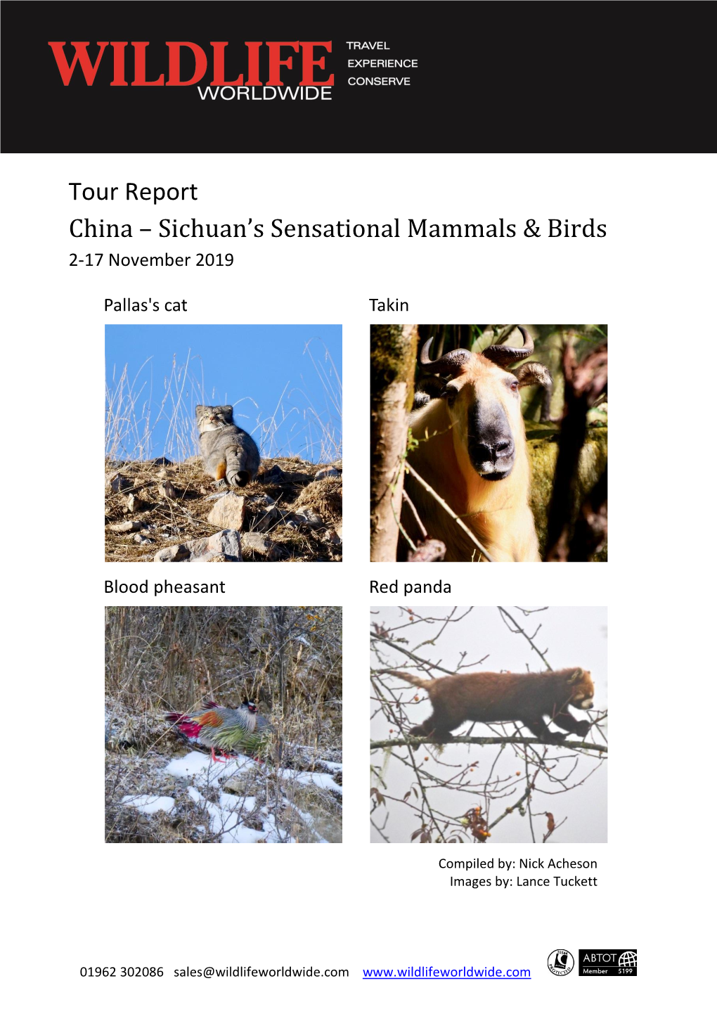 Sichuan's Sensational Mammals & Birds