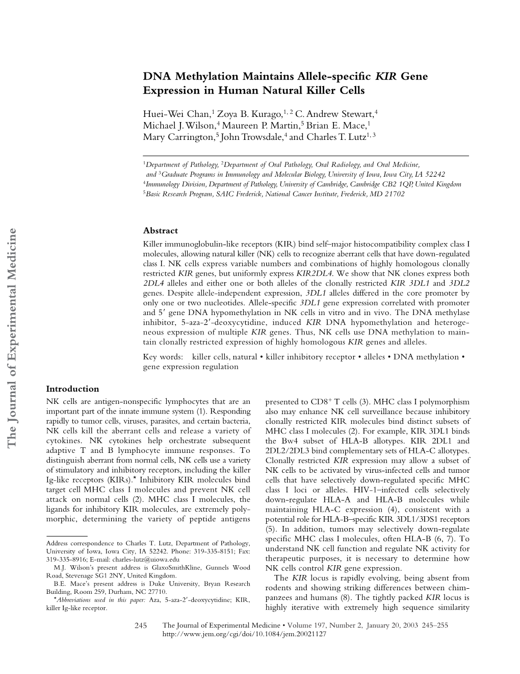 The Journal of Experimental Medicine