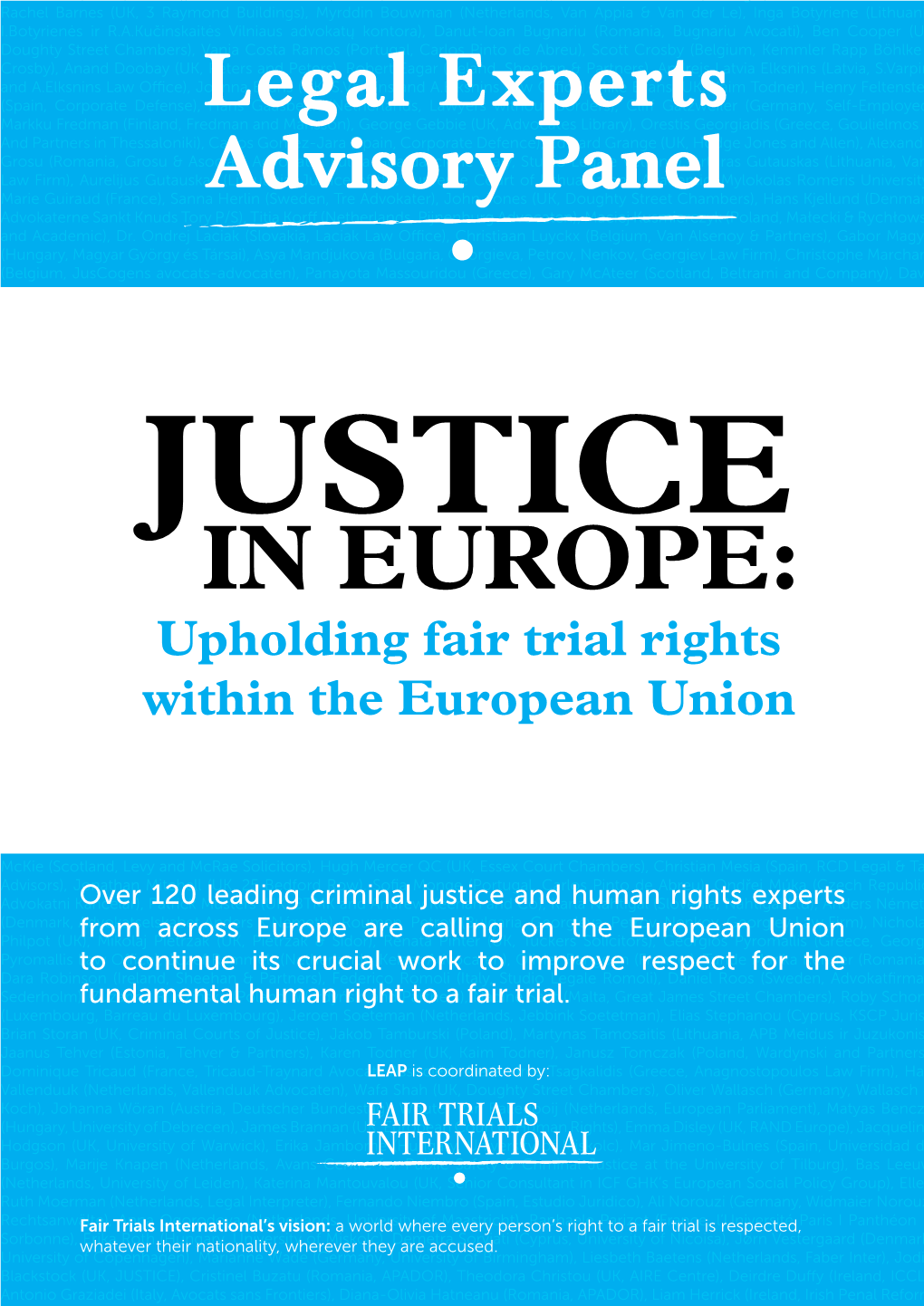 Upholding Fair Trial Rights Within the European Union