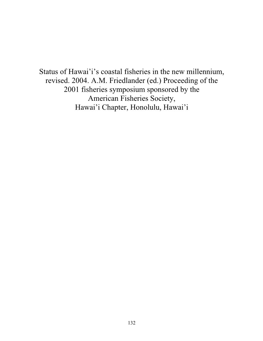 Trends and Status of the Commercial Marine Aquarium Fishery In