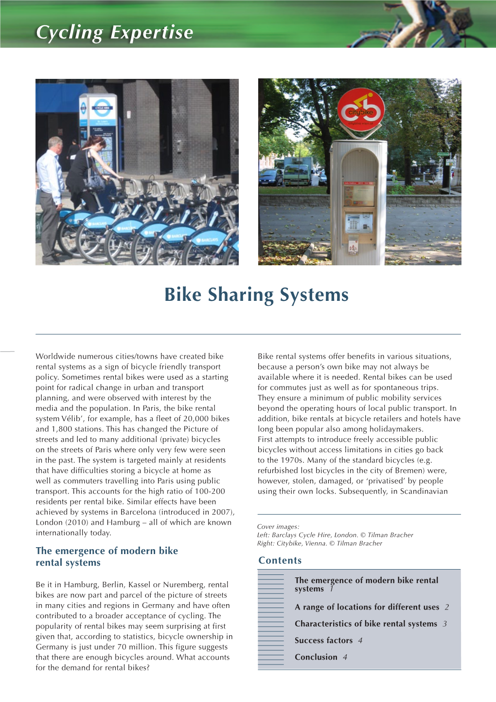 Cycling Expertise Bike Sharing Systems