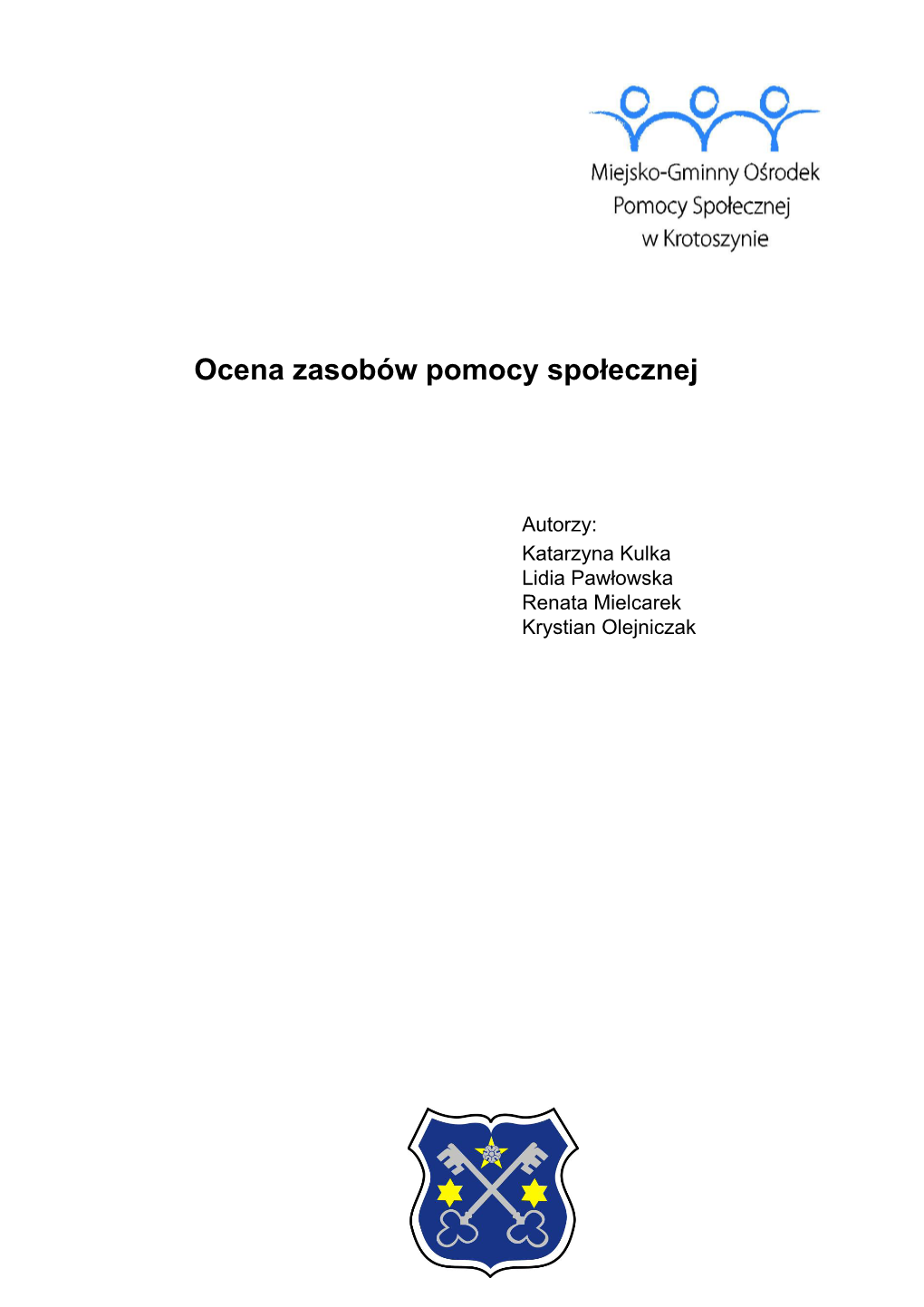 Ocena Zasobów Pomocy Społecznej