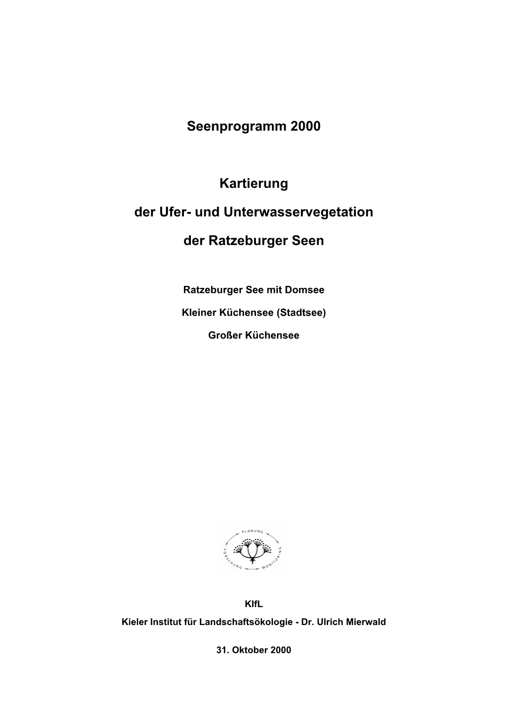 Seenprogramm 2000