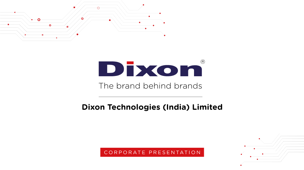 Dixon Technologies (India) Limited