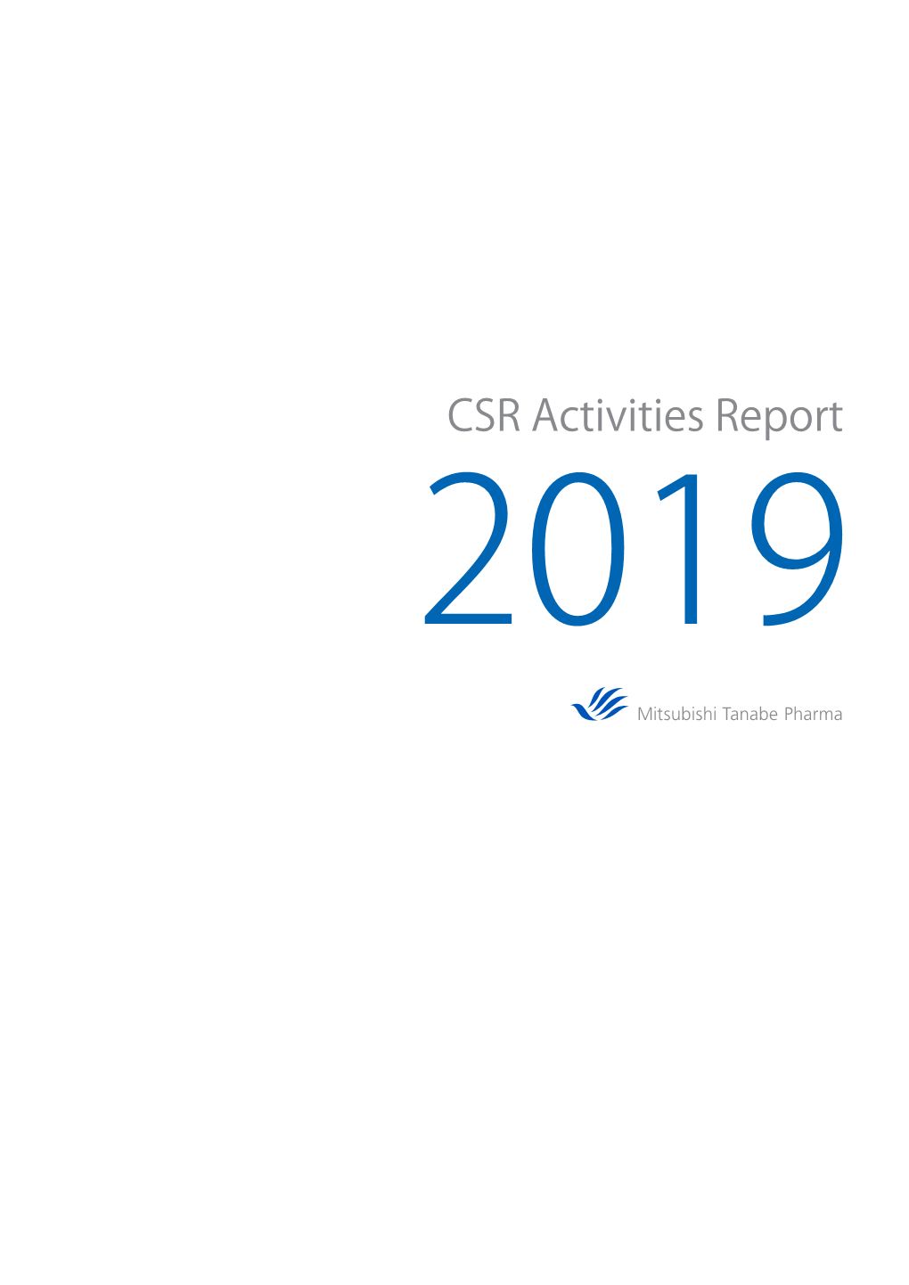 CSR Activities Report 2019 CSR Activities Report 2019