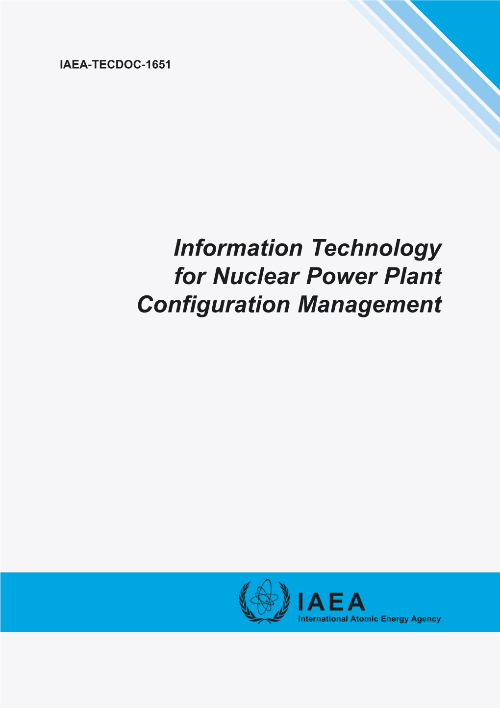 Information Technology for Nuclear Power Plant Configuration Management