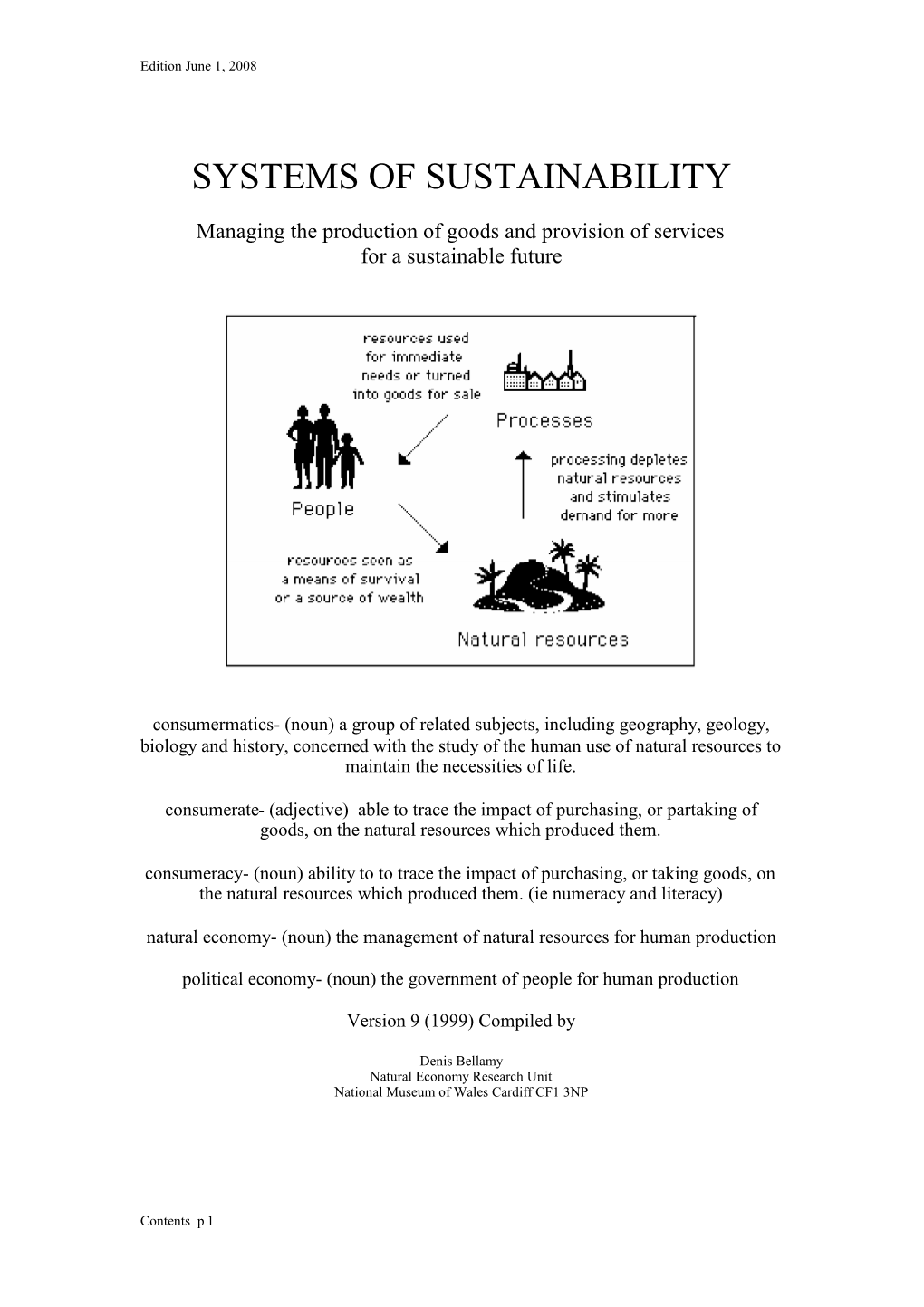 Systems of Sustainability