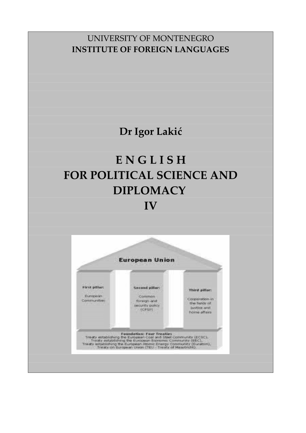 For Political Science and Diplomacy