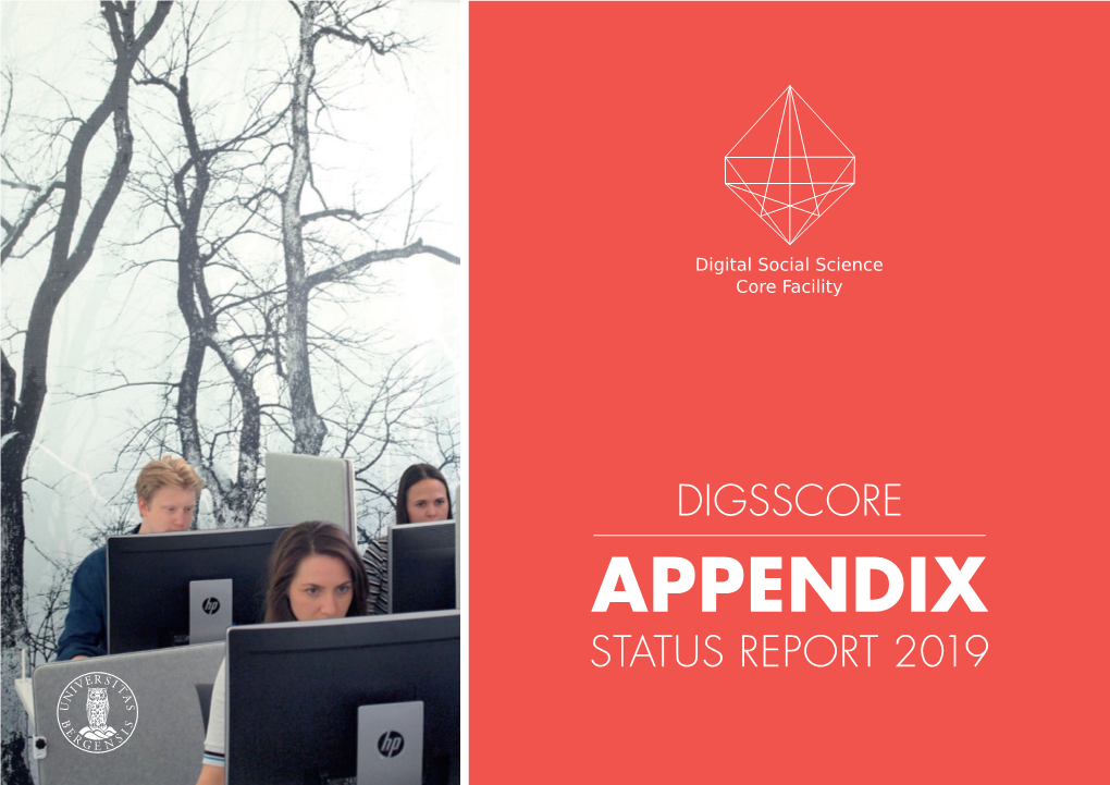 Appendix Status Report 2019