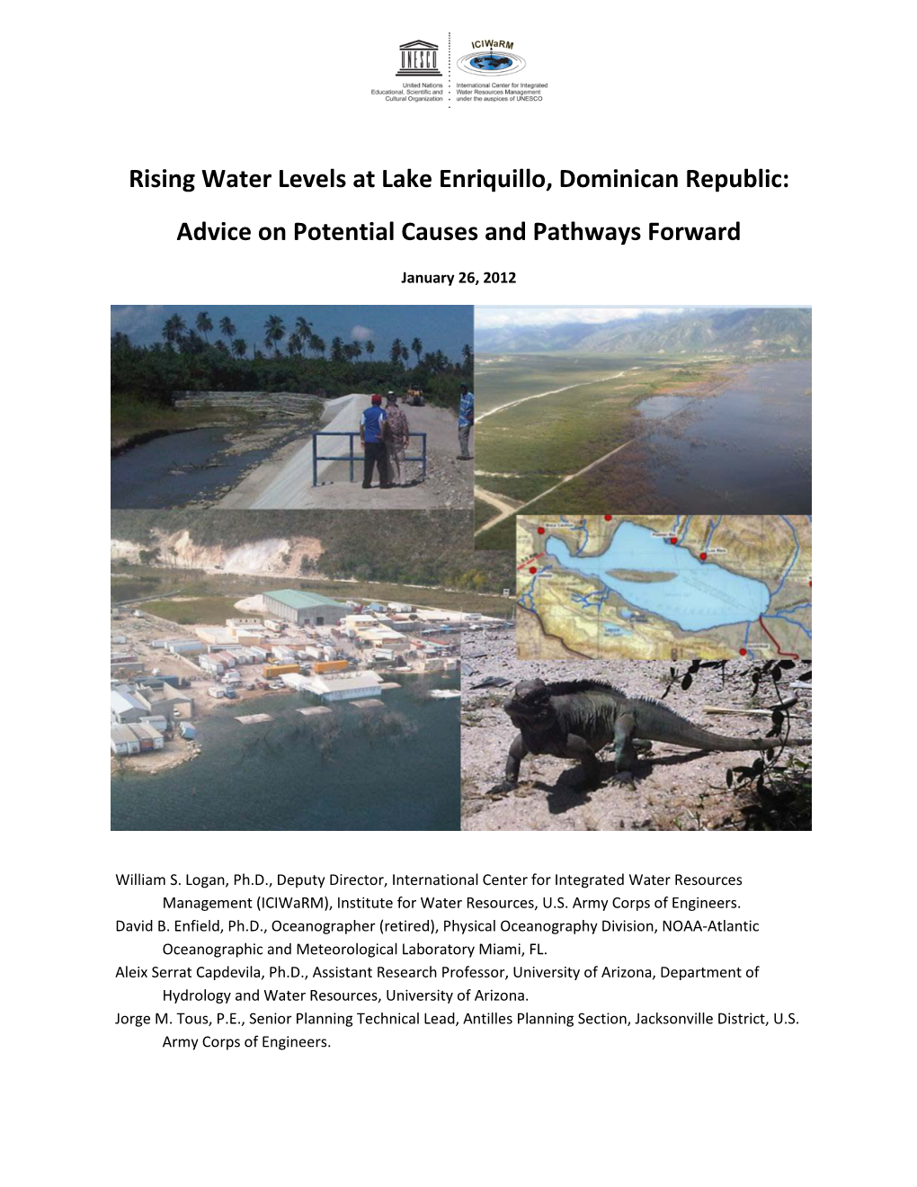 Rising Water Levels at Lake Enriquillo, Dominican Republic: Advice on Potential Causes and Pathways Forward