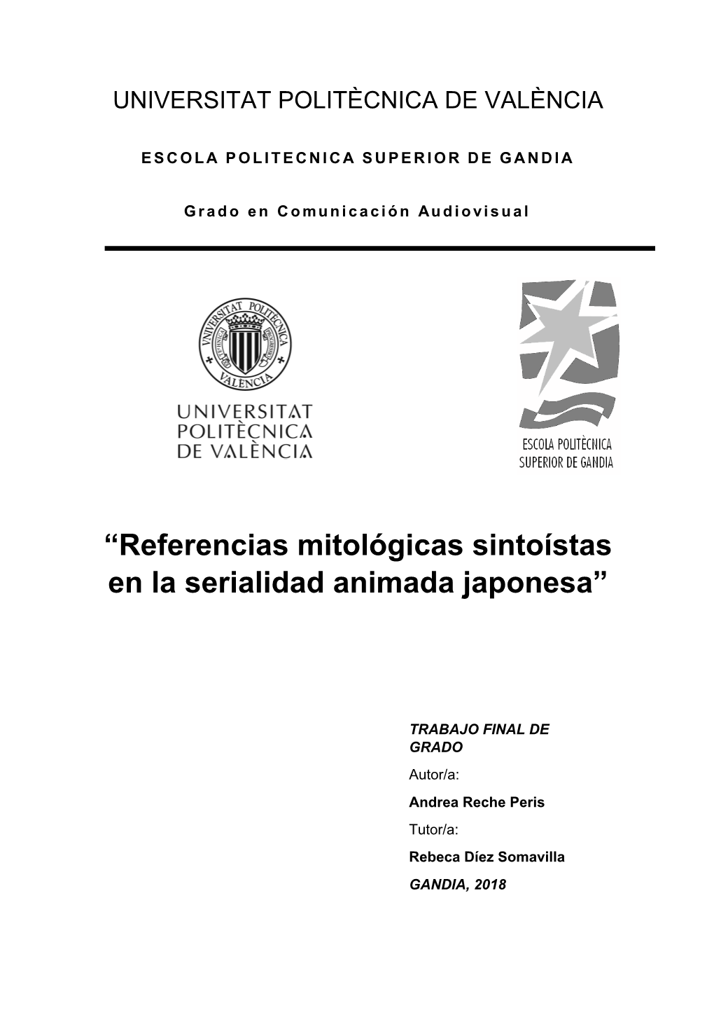 “Referencias Mitológicas Sintoístas En La Serialidad Animada Japonesa”