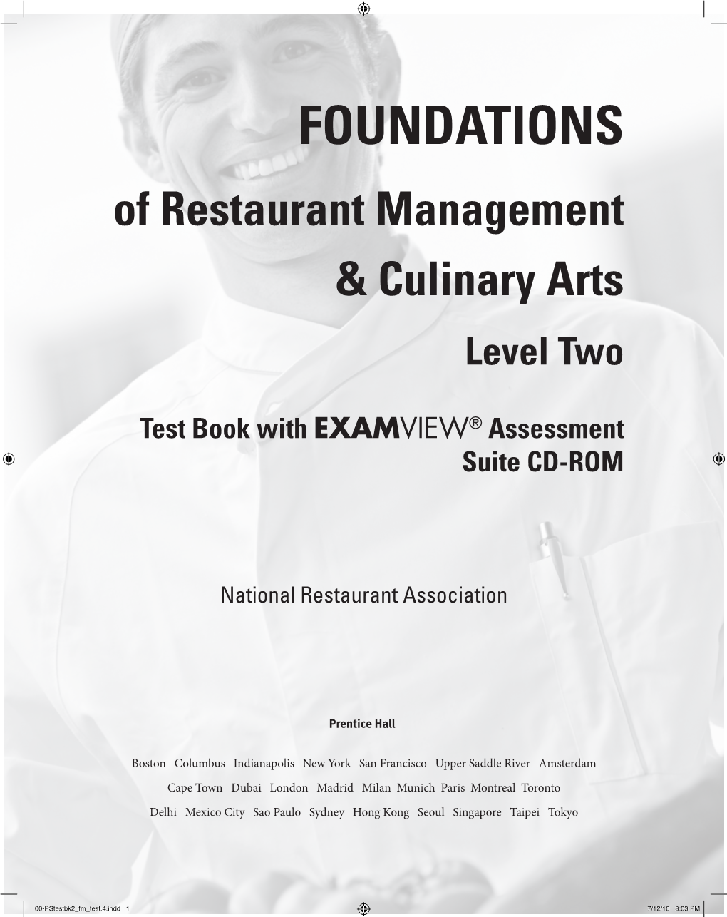 FOUNDATIONS of Restaurant Management & Culinary Arts Level Two