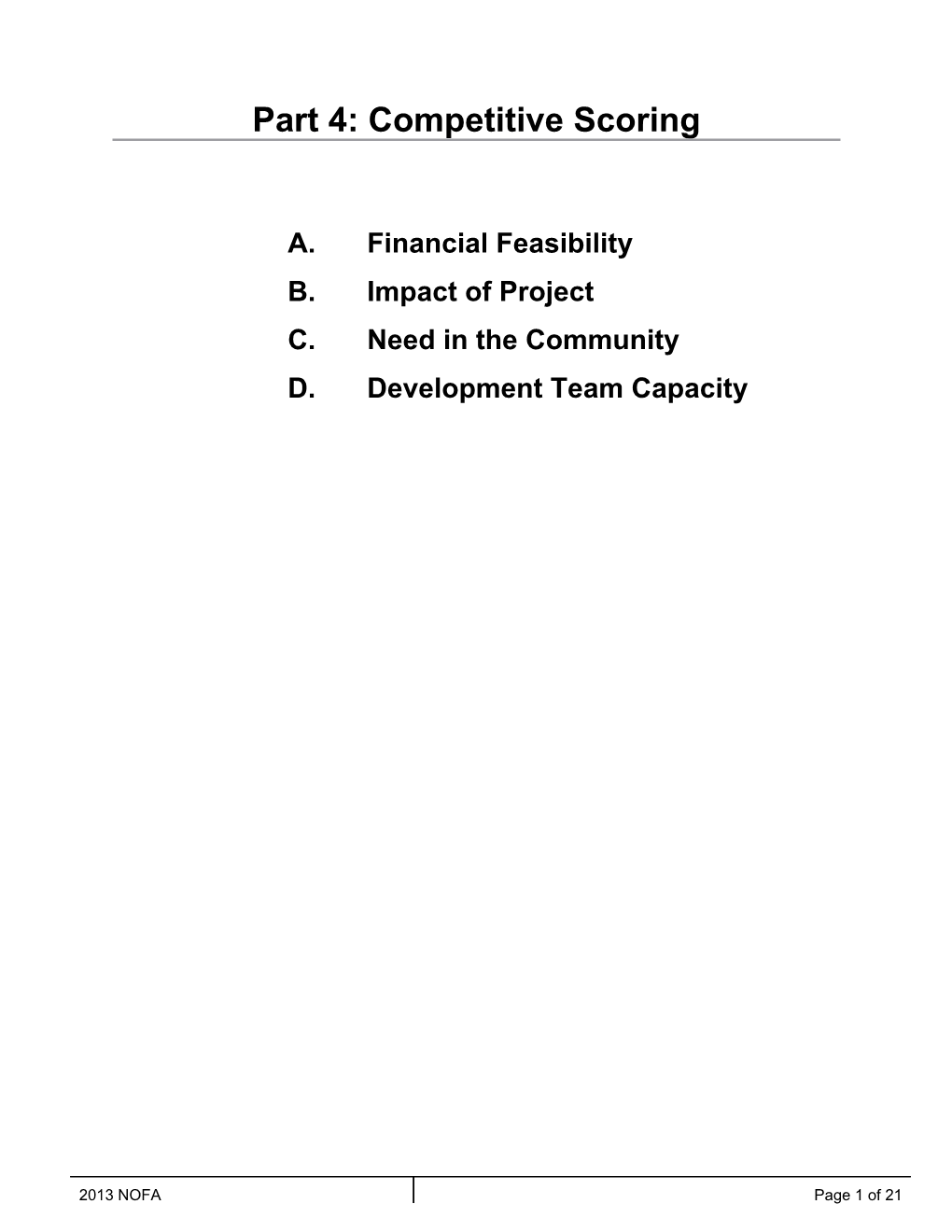 Application Forms Part 4 Competitive Scoring