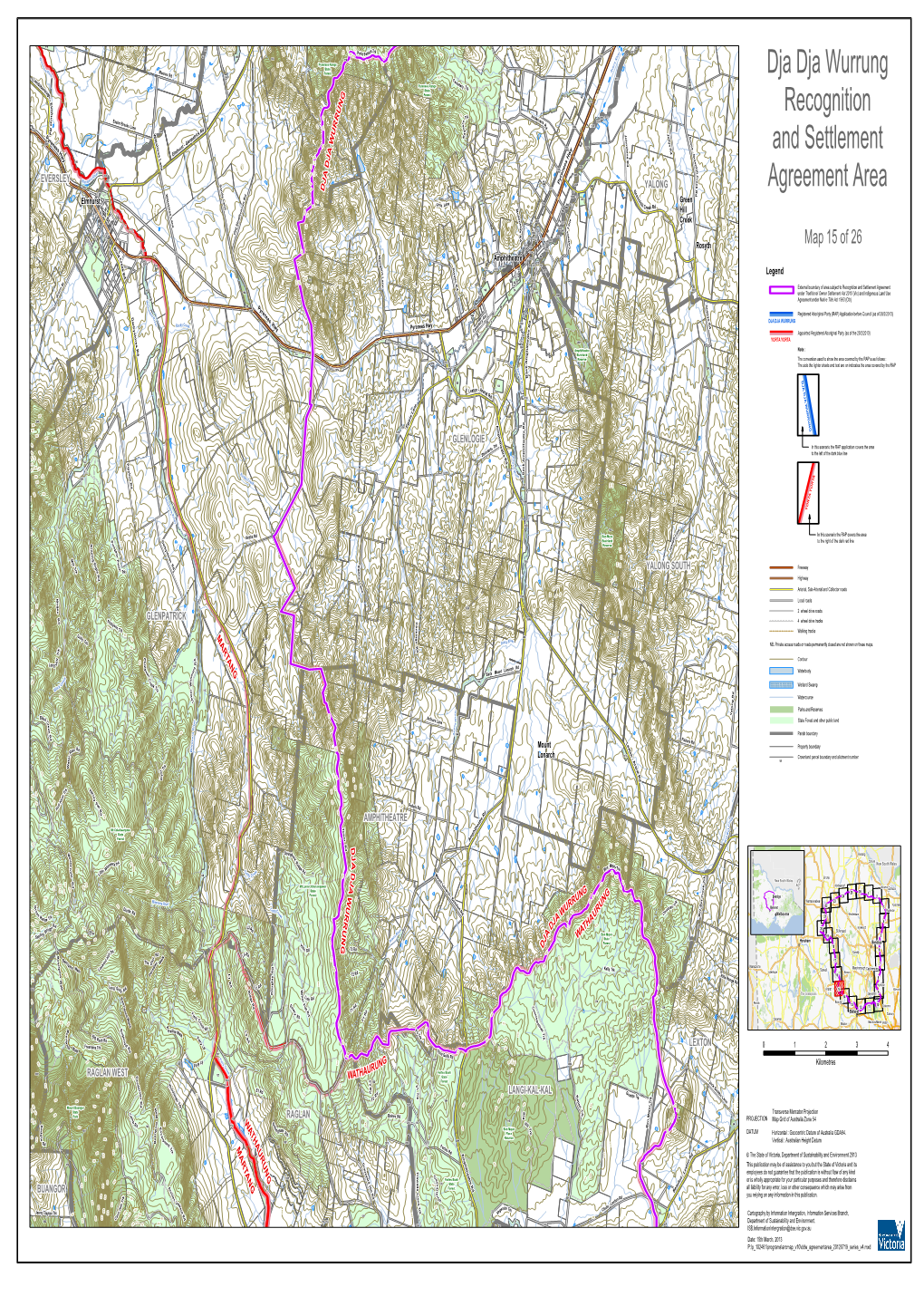 Dja Dja Wurrung Recognition and Settlement Agreement Area