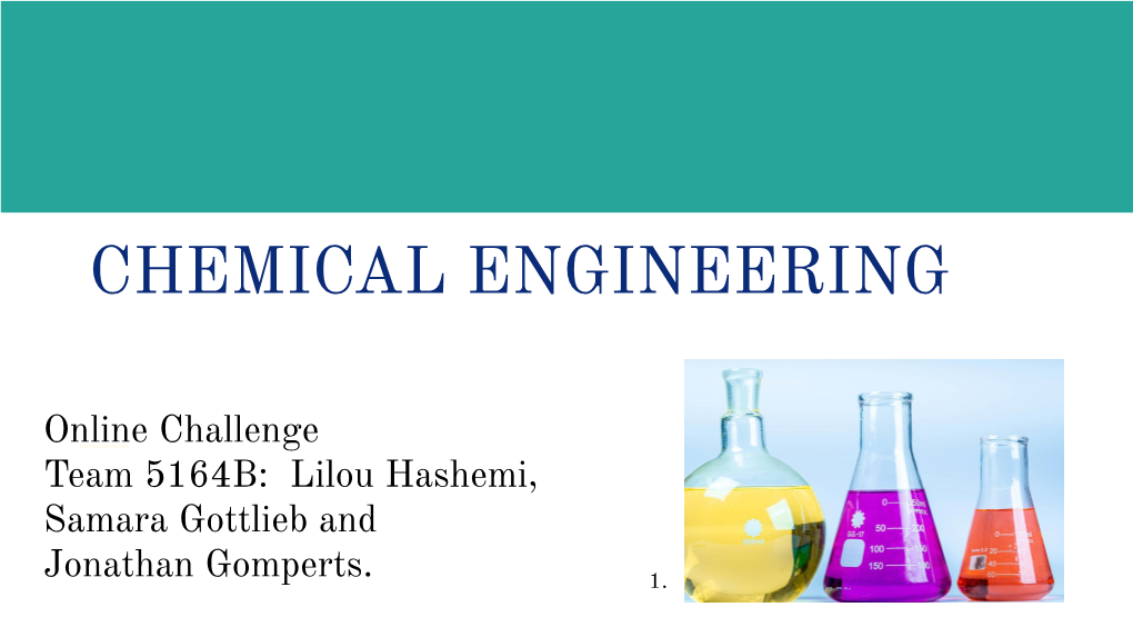 Chemical Engineering