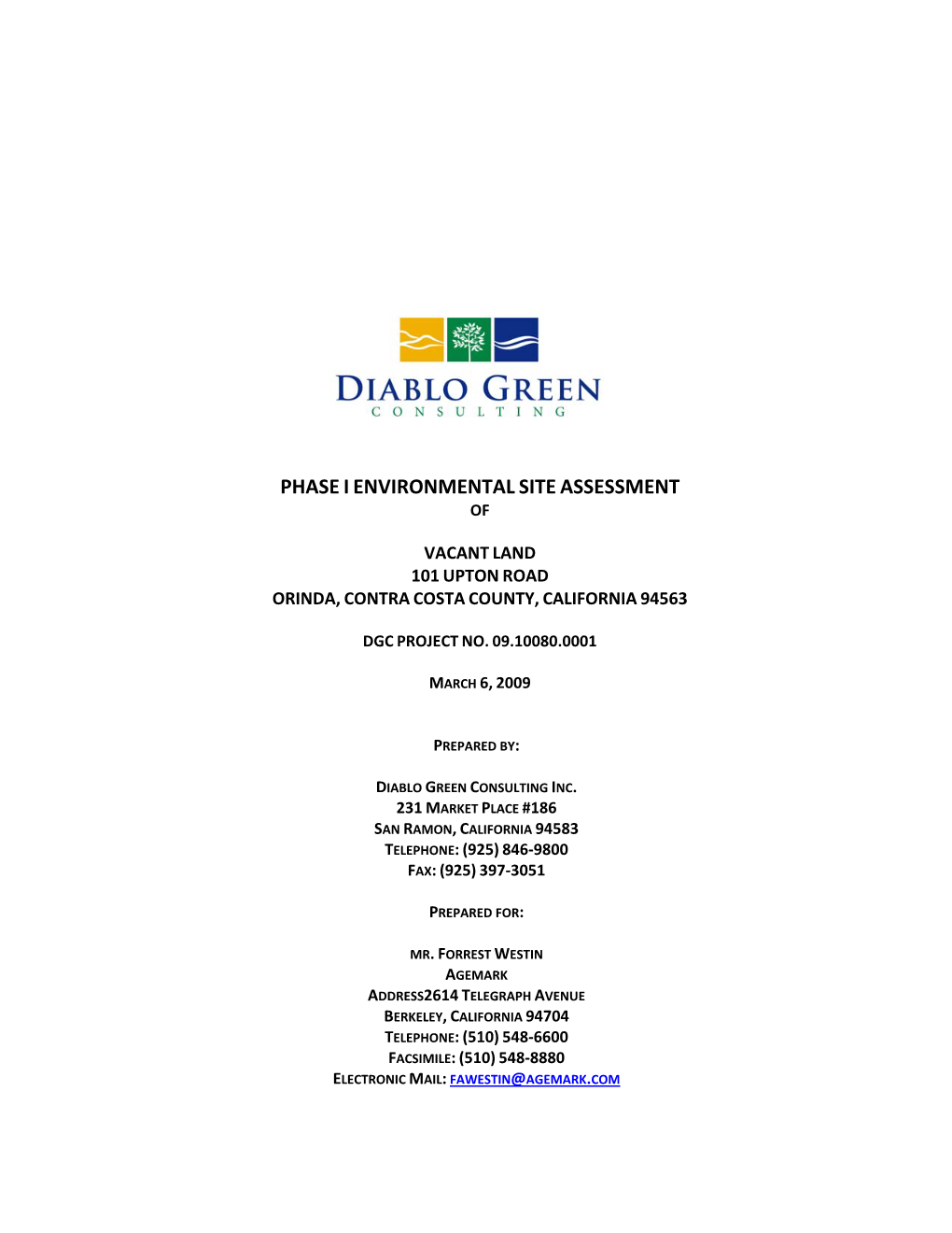 Phase I Environmental Site Assessment Of