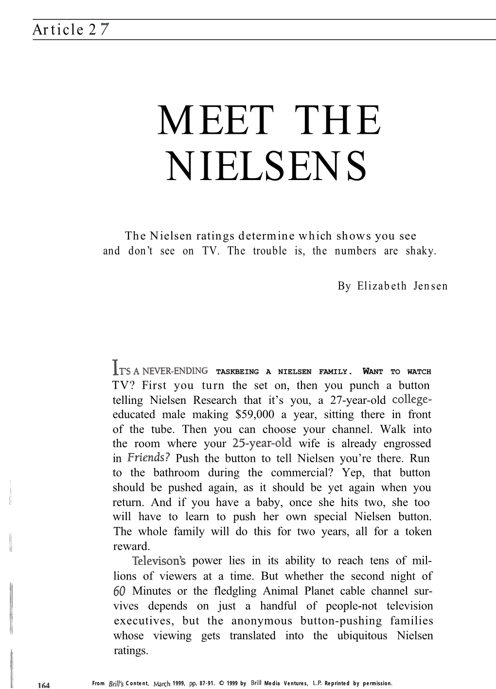 Meet the Nielsens