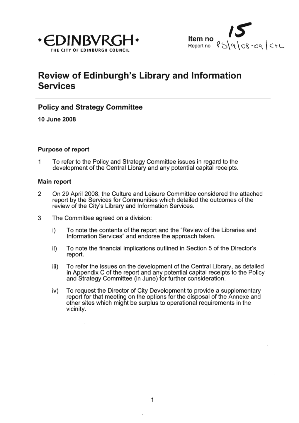 +Edinbvrgh+ the City of Edinburgh Council