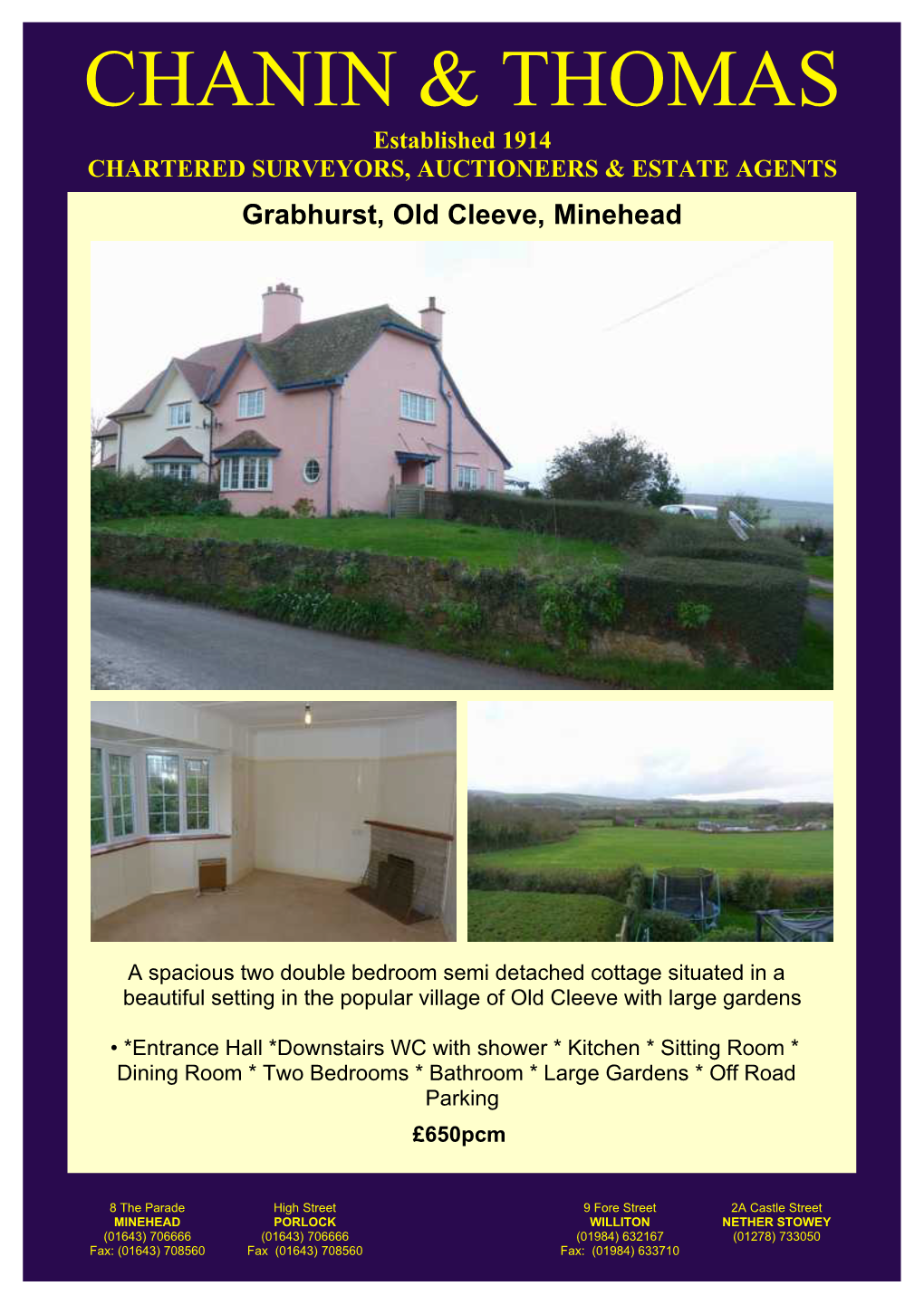 Grabhurst, Old Cleeve, Minehead