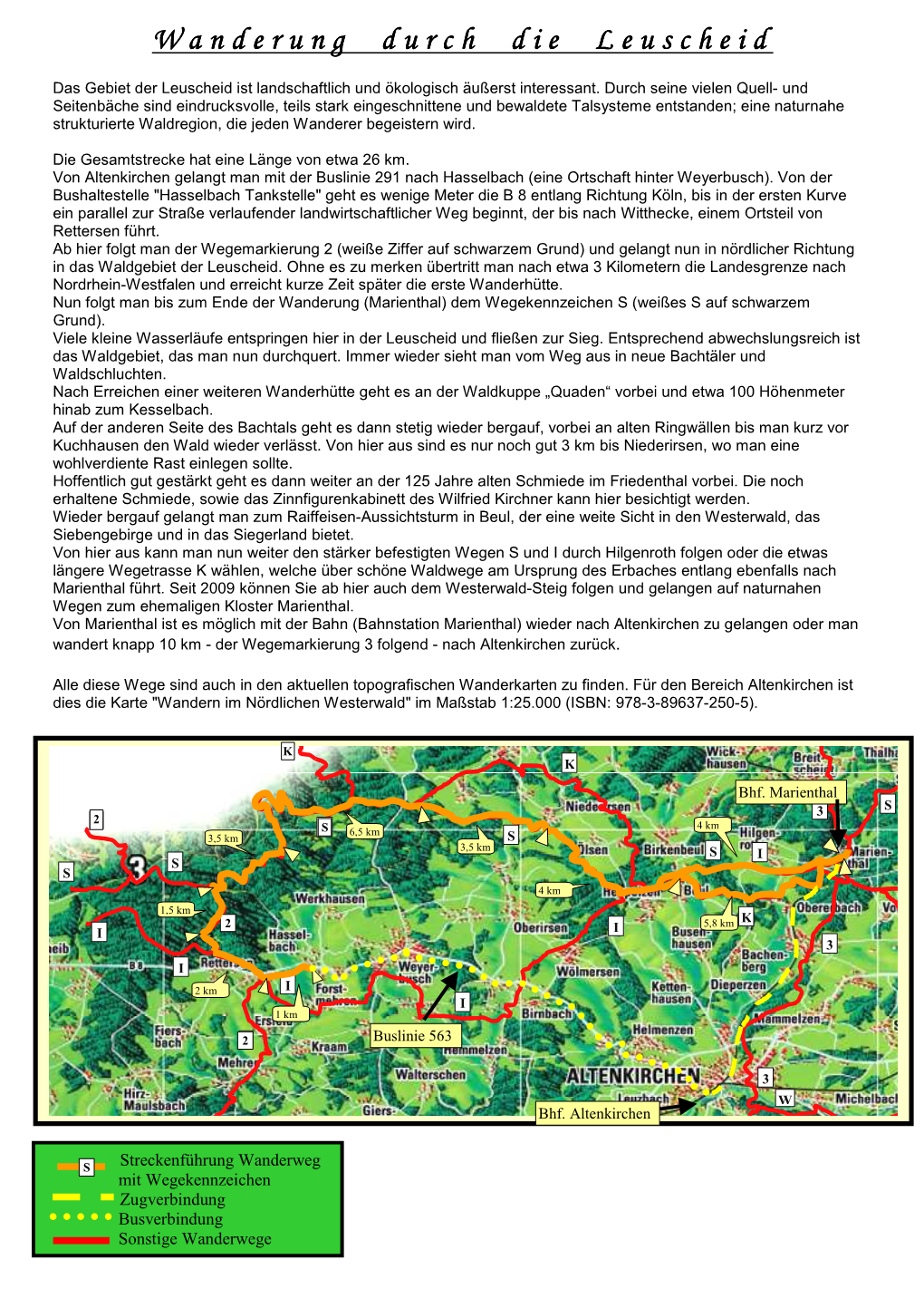 Aktuell Wandern Durch Die Leuscheid