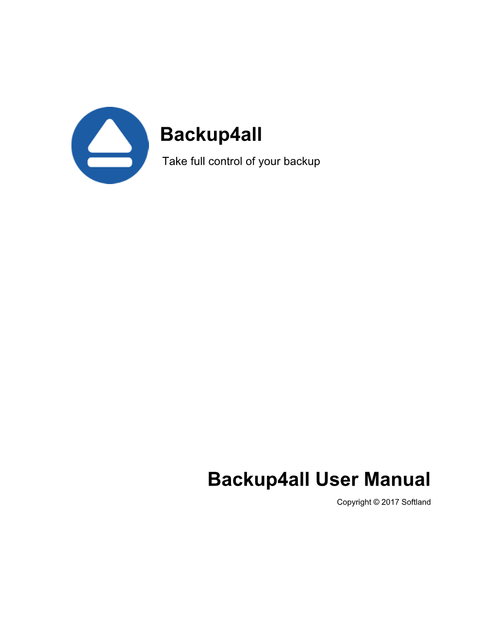 Backup4all User Manual