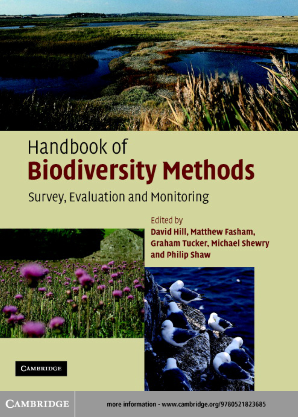 Handbook of Biodiversity Methods