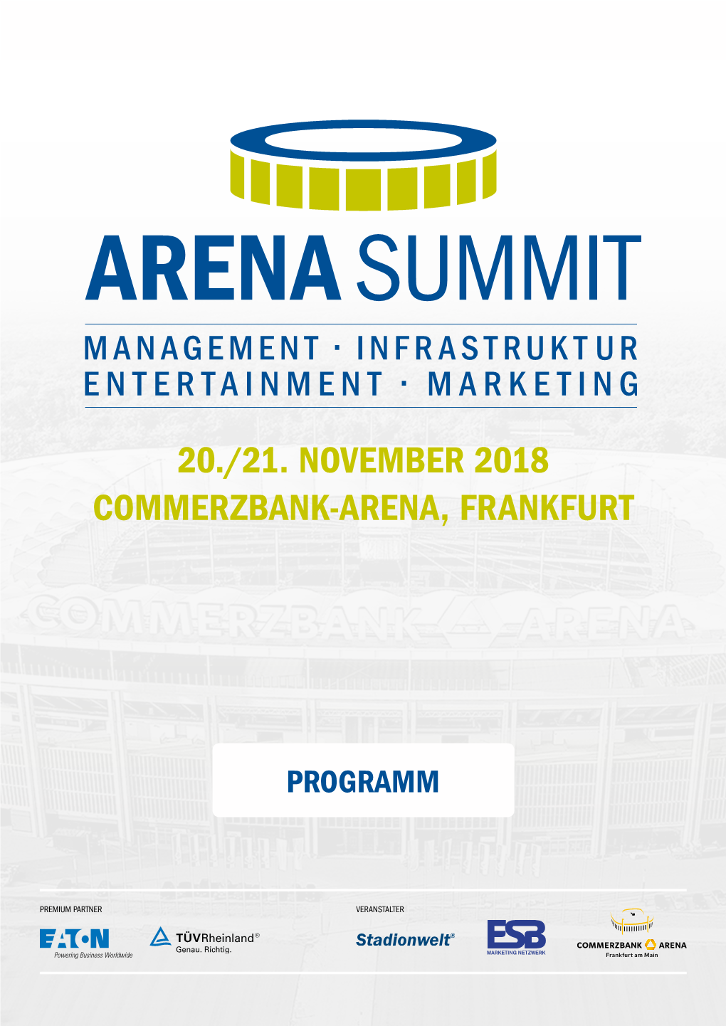 Download: Programmheft ARENA SUMMIT 2018