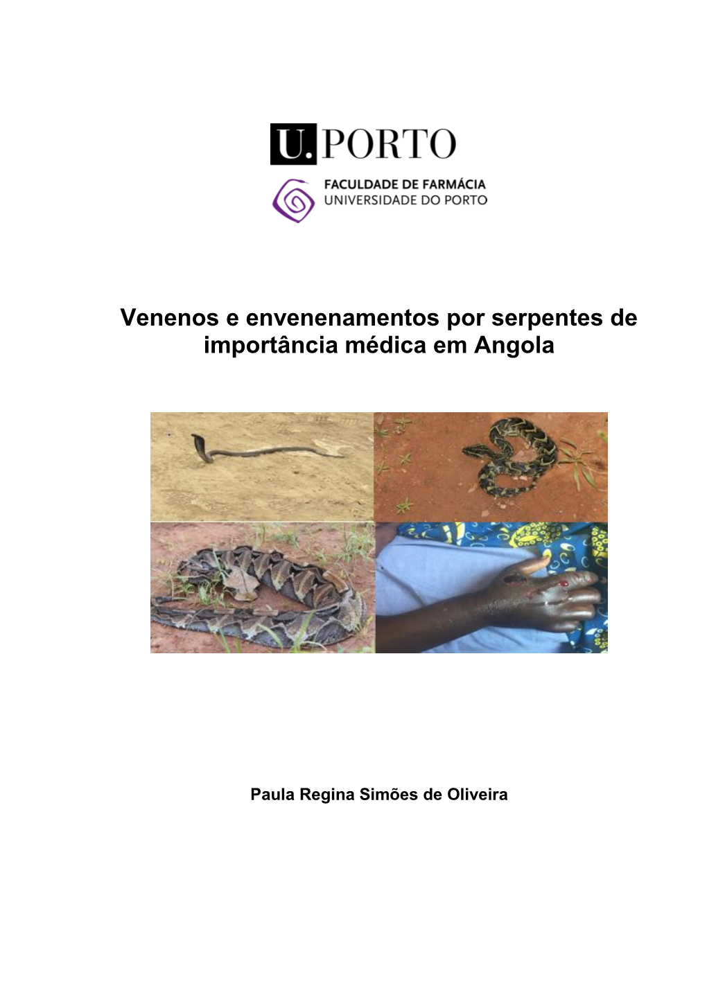Venenos E Envenenamentos Por Serpentes De Importância Médica Em Angola