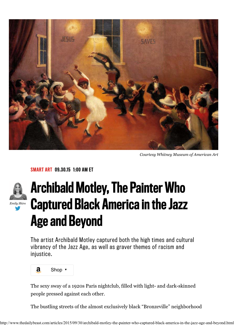 Archibald Motley, the Painter Who Captured Black America in the Jazz Age and Beyond