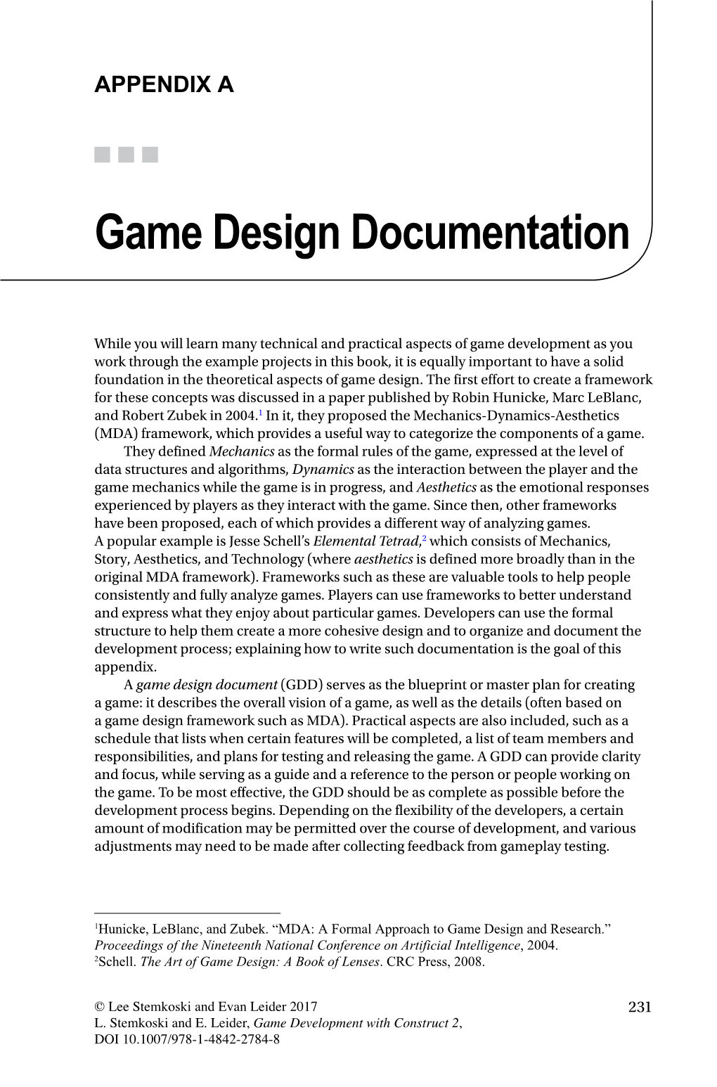 Game Design Documentation