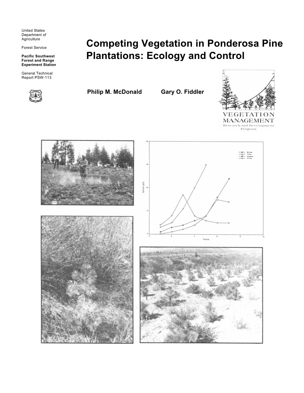 Competing Vegetation in Ponderosa Pine