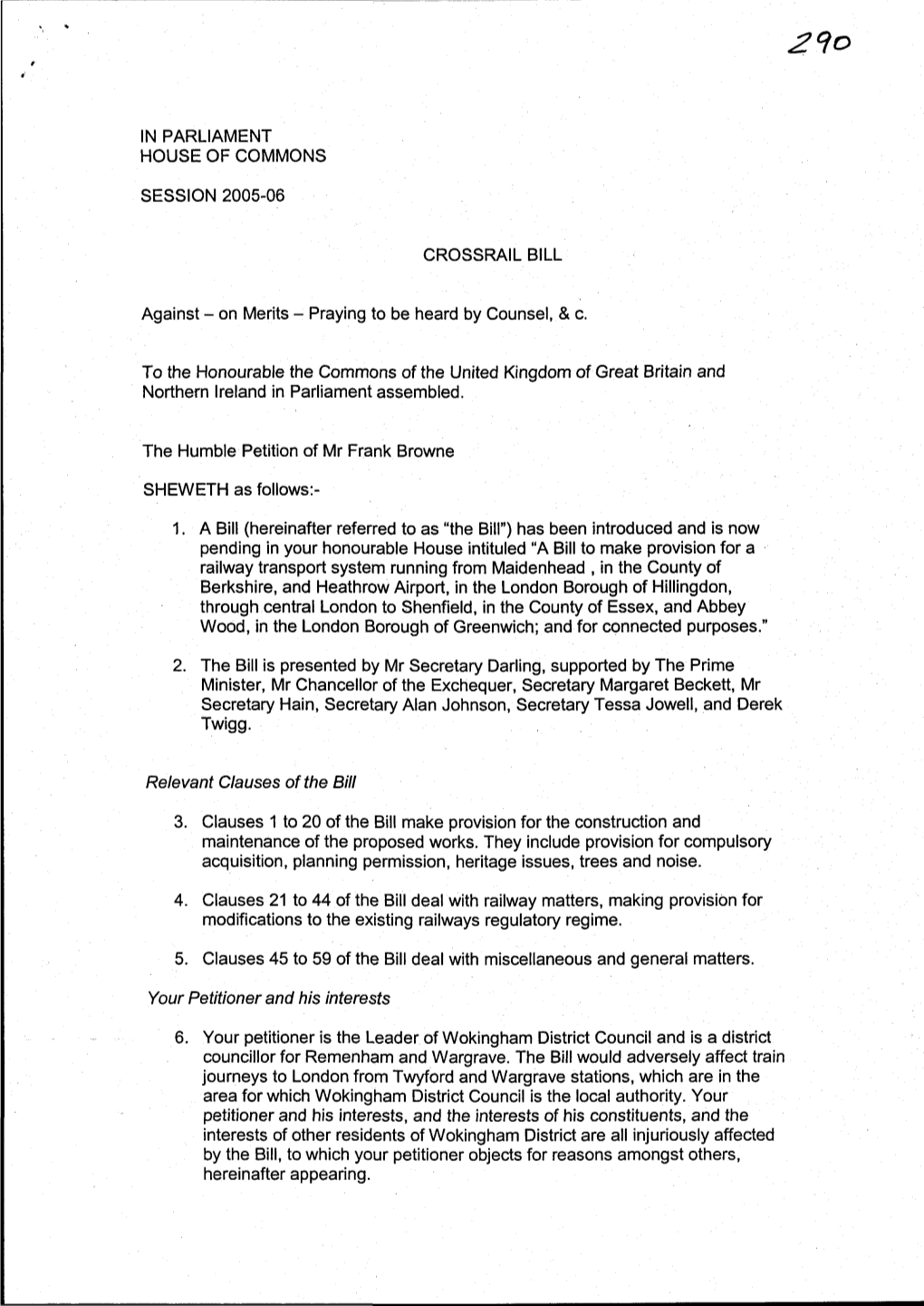 House of Commons Session 2005-06