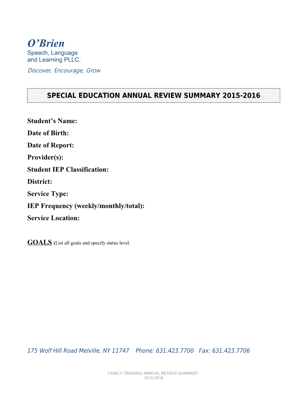 Functional Skills Assessment for School Based Occupational Therapy