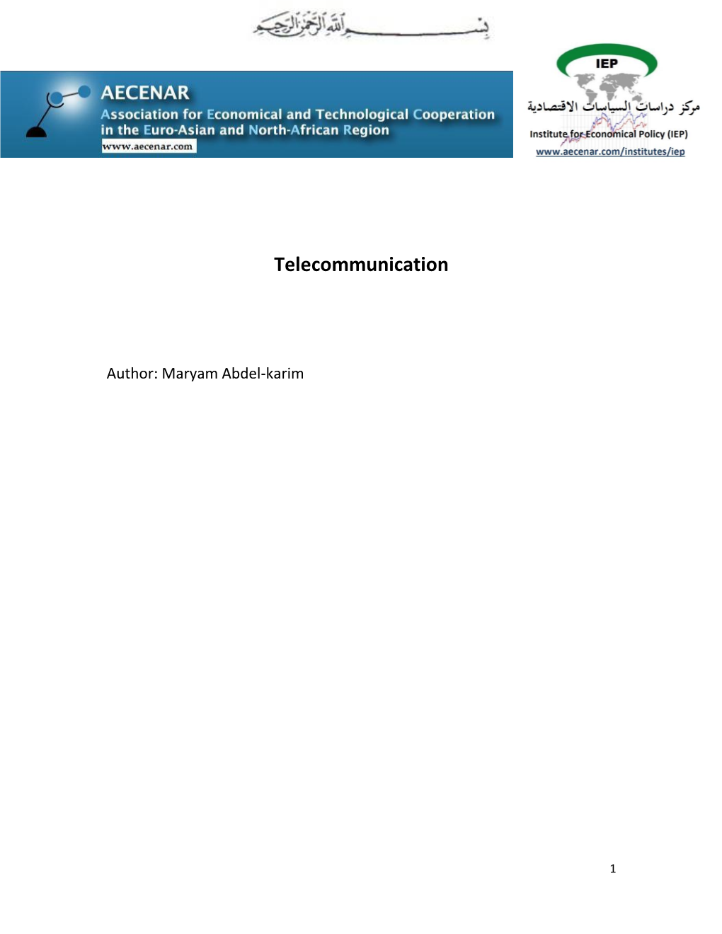 Telecommunication