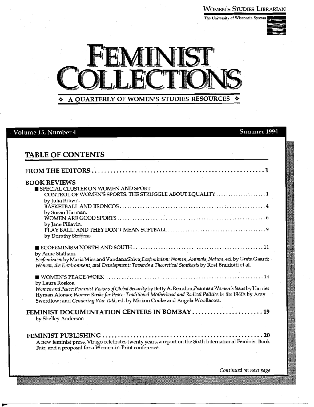 Feminist Publishing