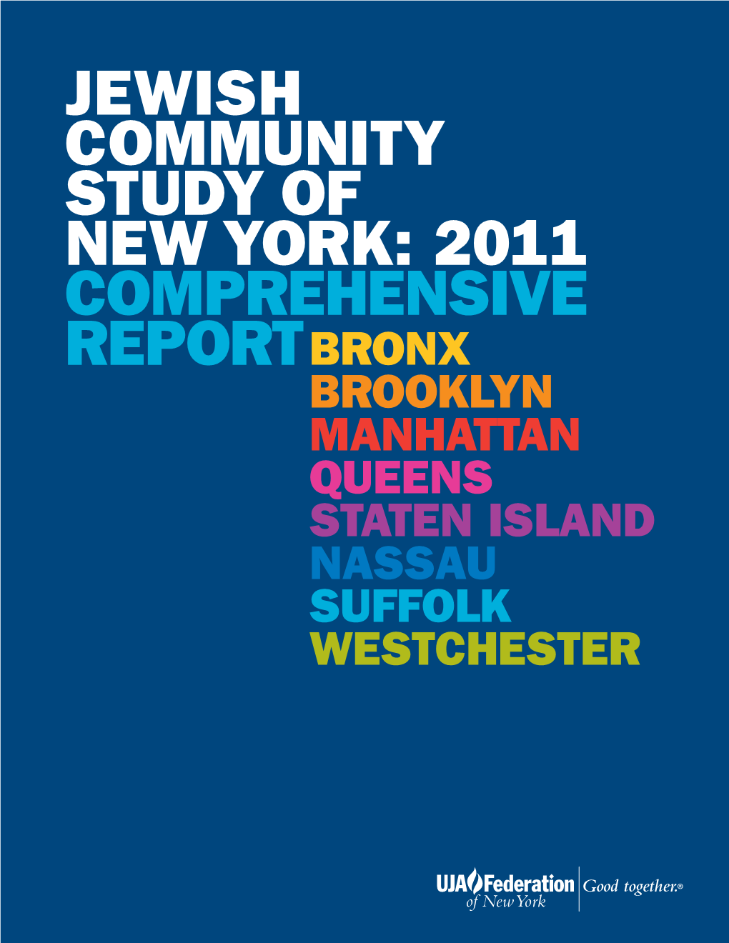 Jewish Community Study of New York 2011