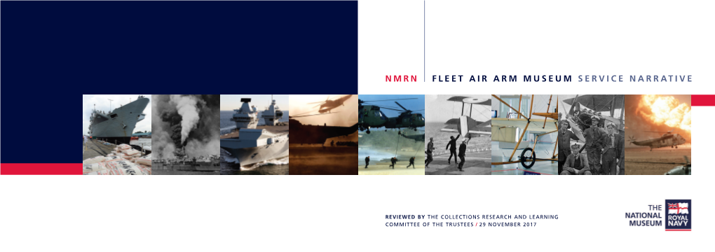 Nmrn Fleet Air Arm Museum Service Narrative