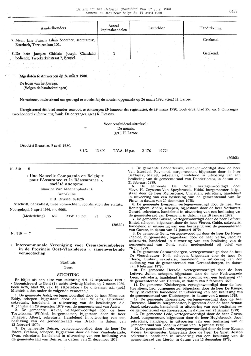 IGS Westlede Oprichtingsakte