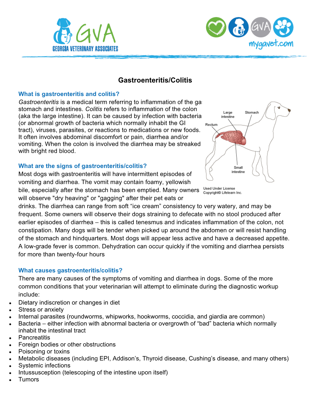 Gastroenteritis/Colitis