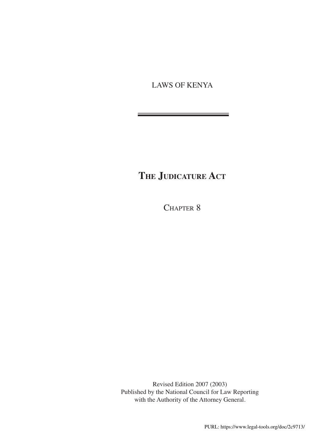 Laws of Kenya