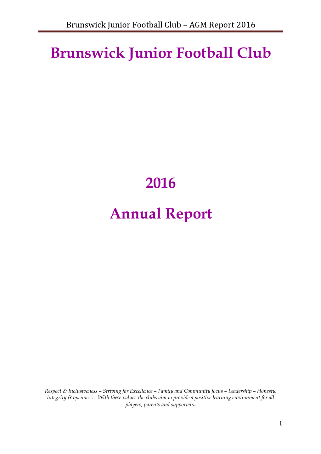 AGM Report 2016