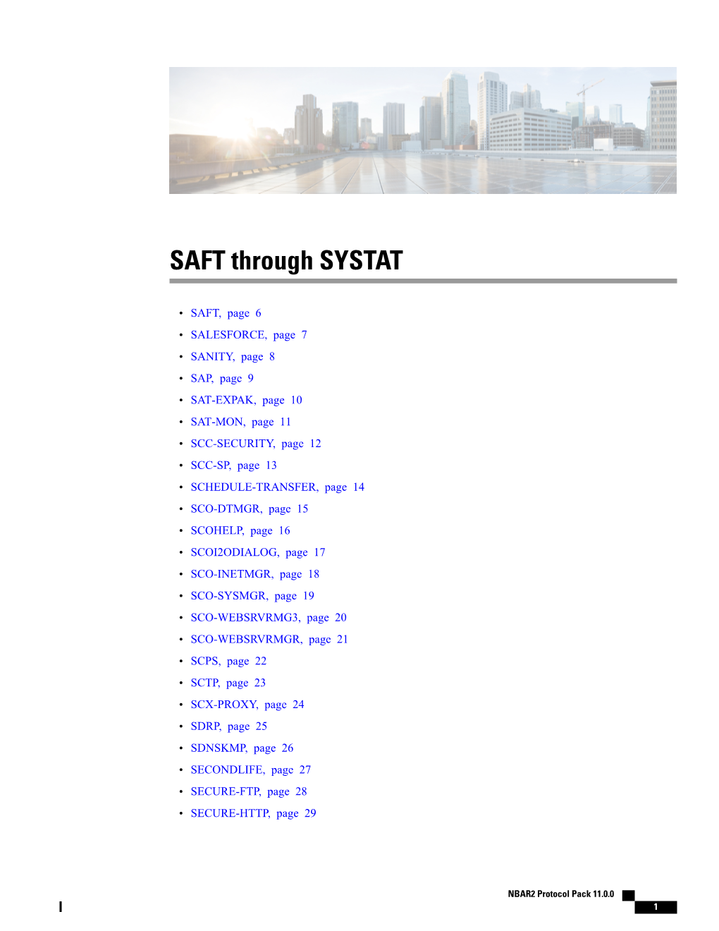 SAFT Through SYSTAT