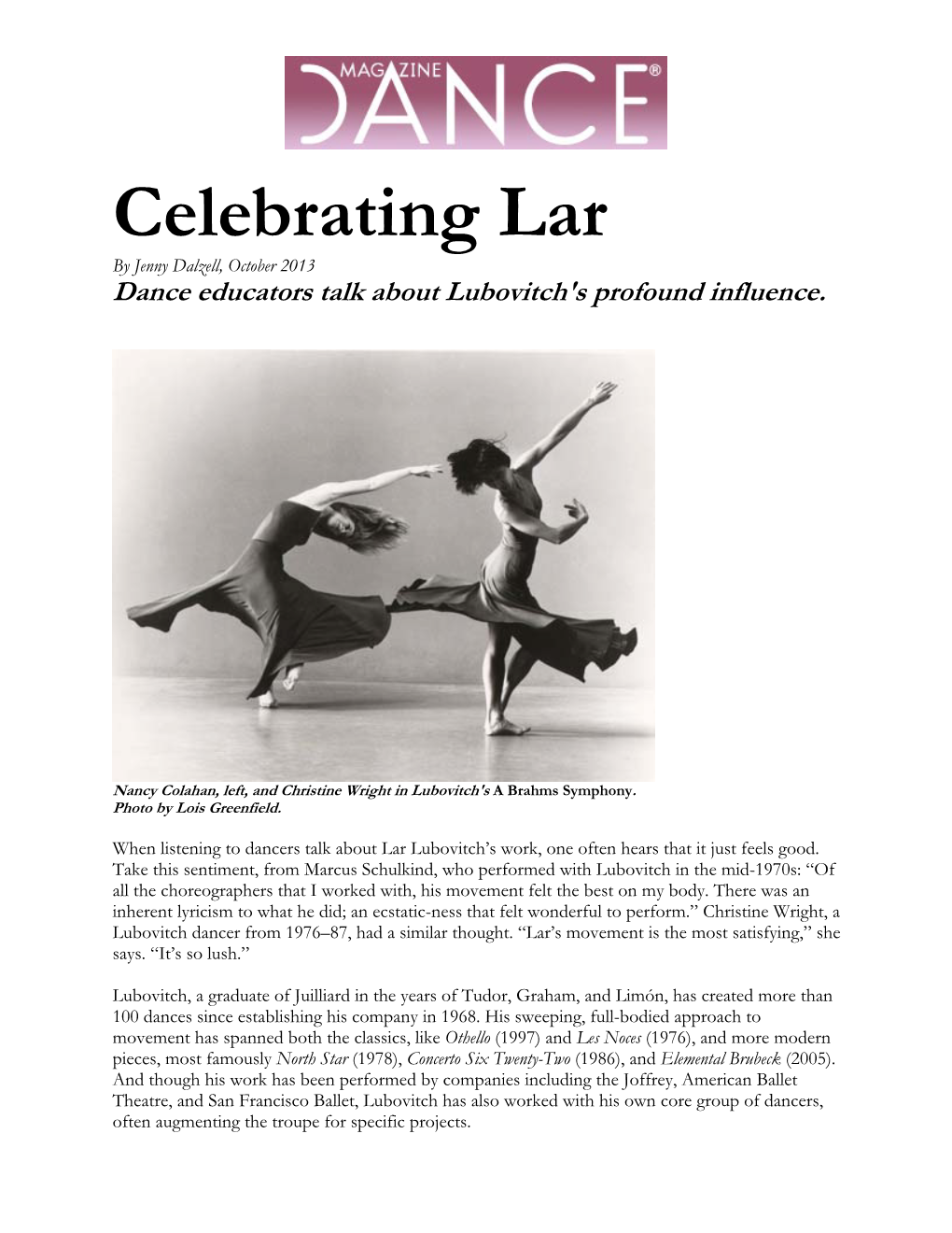 "Celebrating Lar"