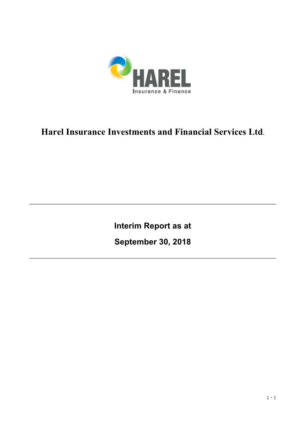 Harel Insurance Investments and Financial Services Ltd