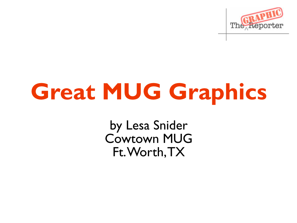 Great MUG Graphics