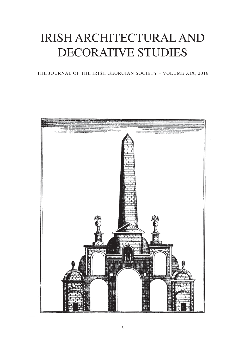 Irish Architectural and Decorative Studies