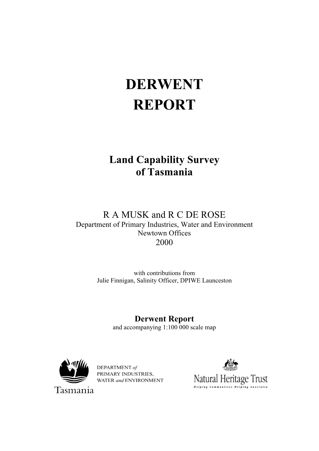 Derwent Report