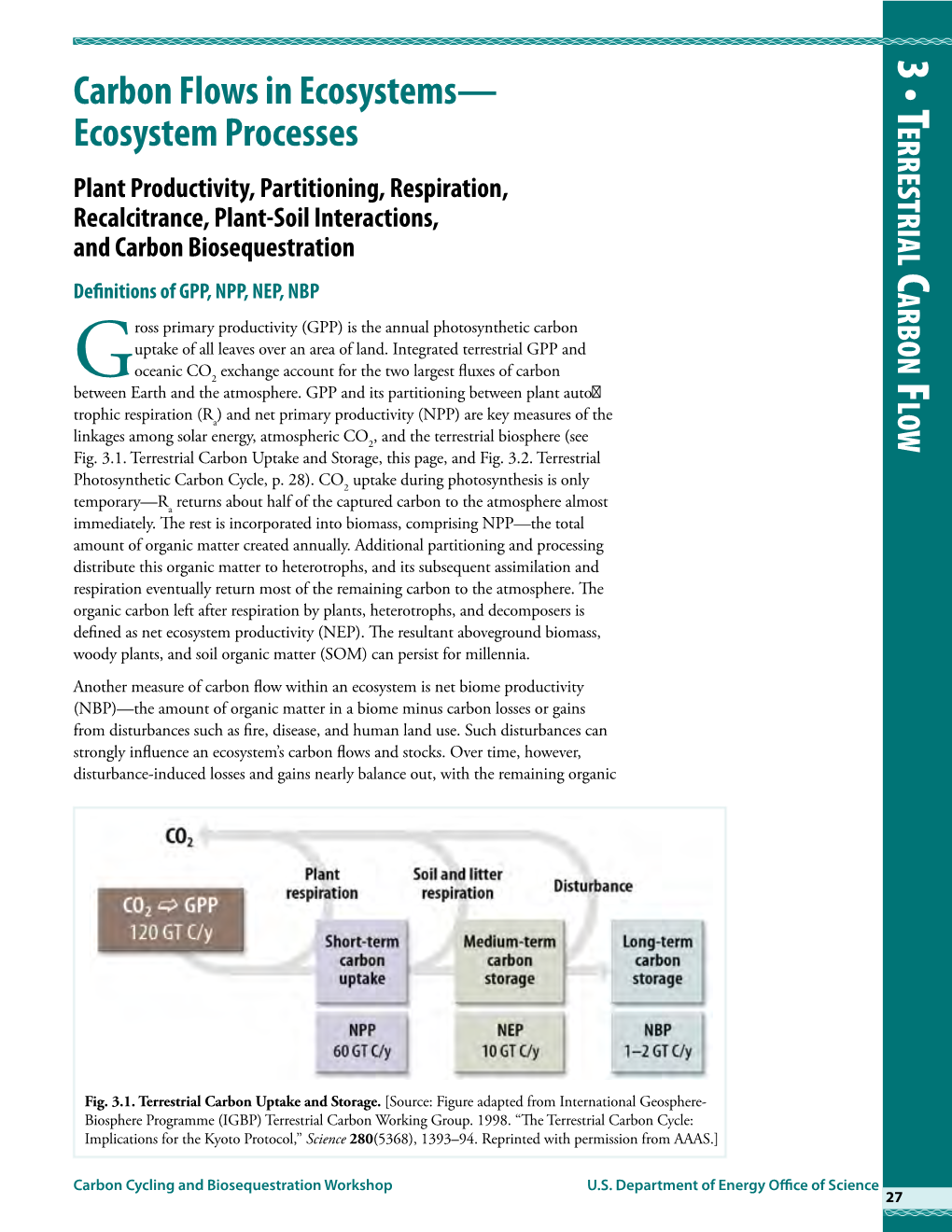 Carbon Cycling and Biosequestration