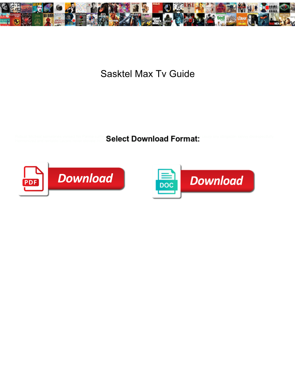 Sasktel Max Tv Guide